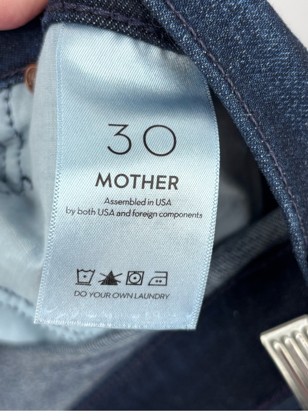 Mother Mid Rise Dazzler Ankle Stretch Jeans Now Or Never Size 30 - Picture 9 of 14